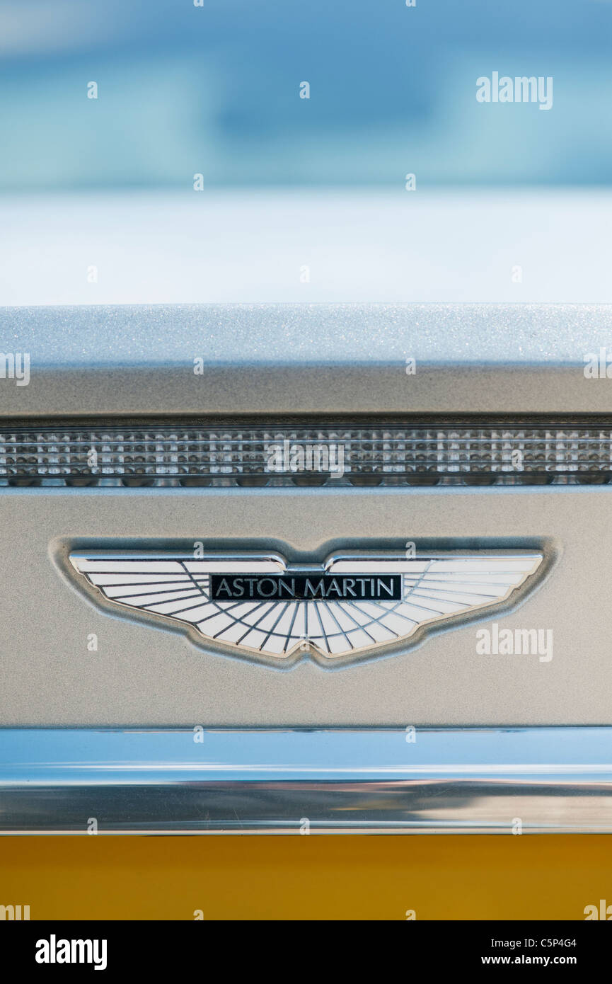 Aston Martin Logo Abzeichen Stockfoto