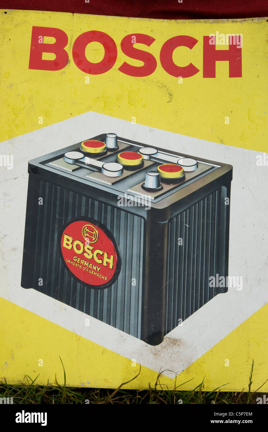 Alte Werbung Stockfotografie Alamy