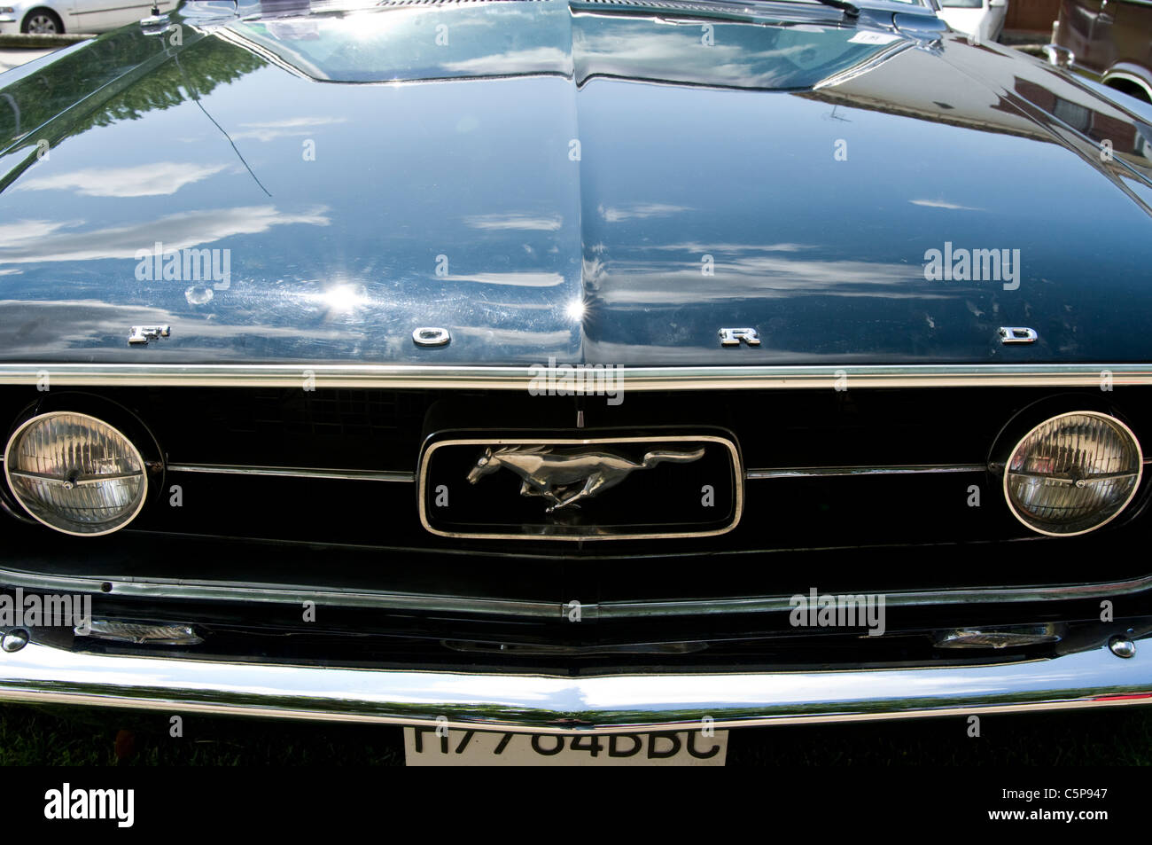 Ford Mustang Oldtimer. Stockfoto