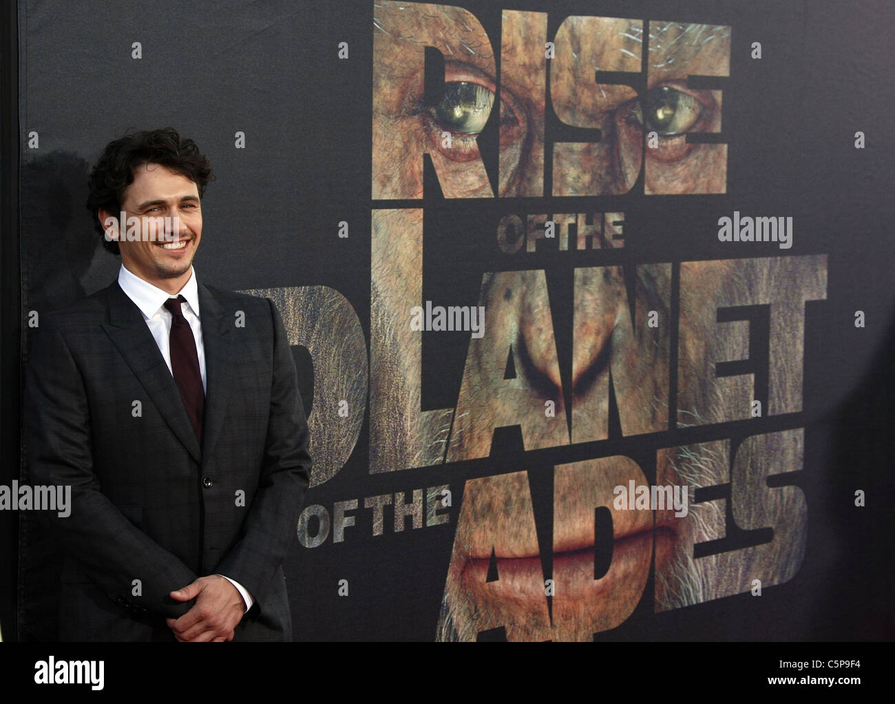 JAMES FRANCO RISE OF THE PLANET OF THE APES. LOS ANGELES PREMIERE HOLLYWOOD LOS ANGELES Kalifornien USA 28. Juli 2011 Stockfoto