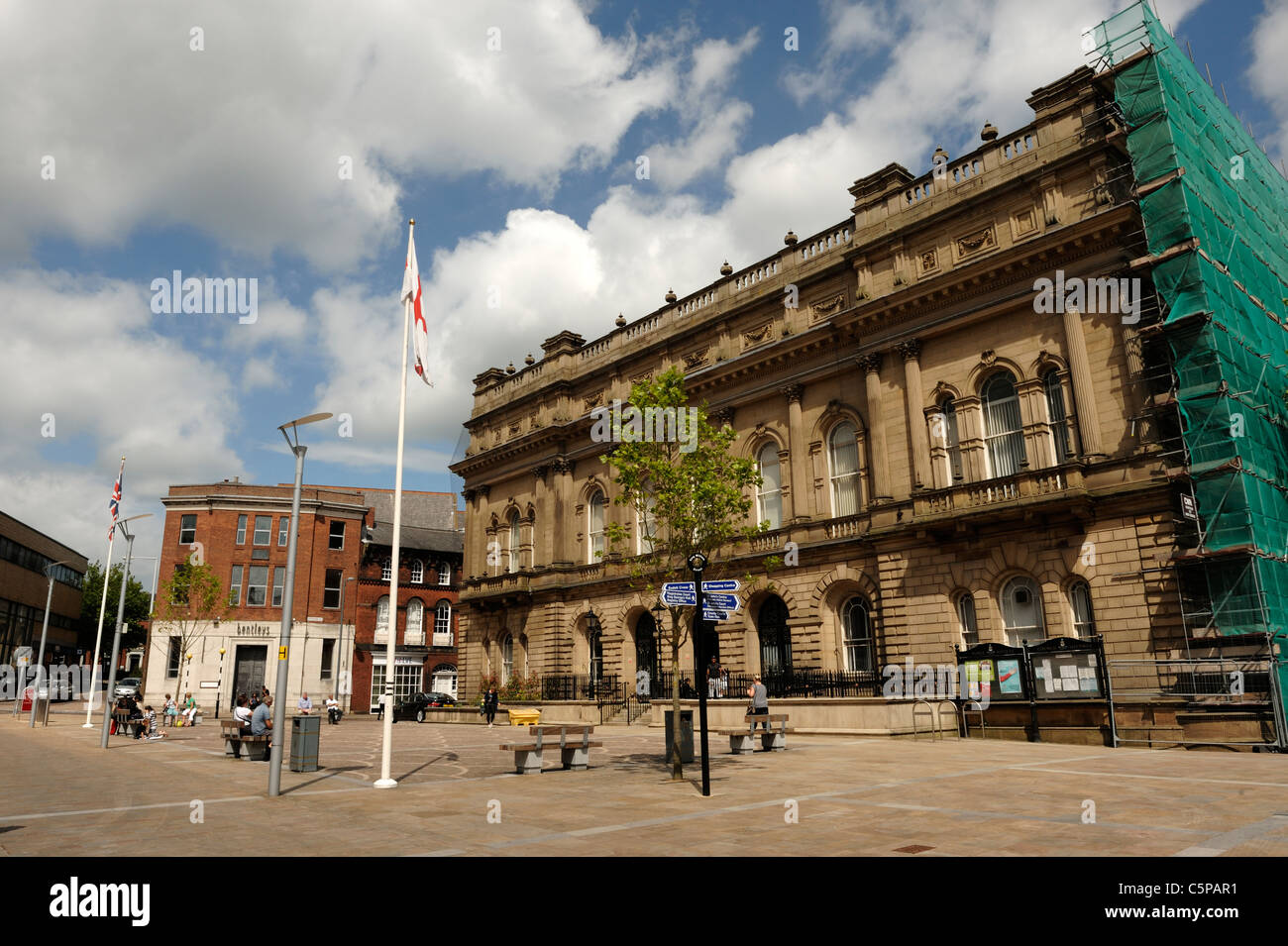 Blackburn-Rathaus Stockfoto