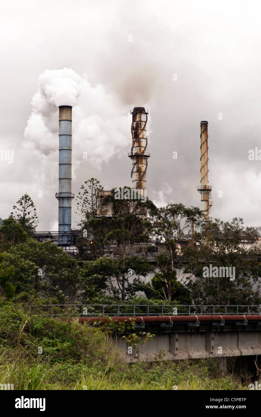 Zuckerfabrik, Sarina - Queensland Stockfoto