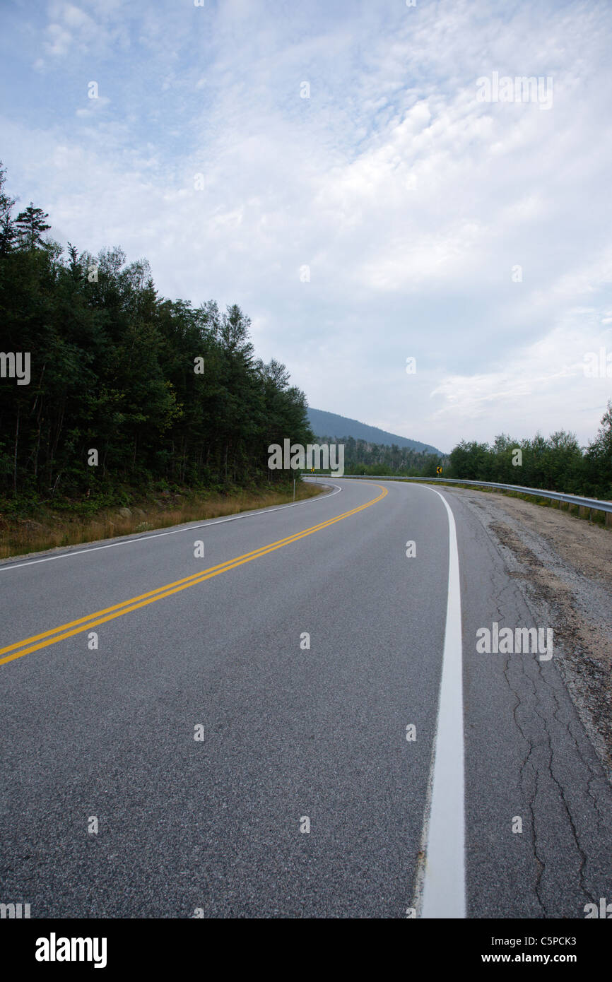 Kancamagus Highway (Route 112), ist einer der New England Panoramastraßen in den White Mountains, New Hampshire, USA Stockfoto