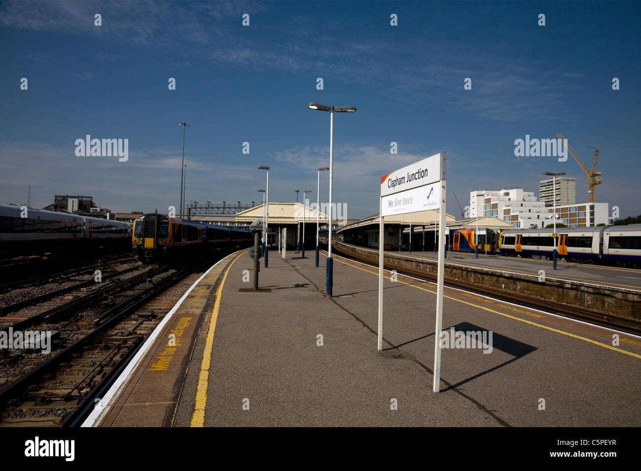 Clapham Junction Railway Station London england Stockfoto