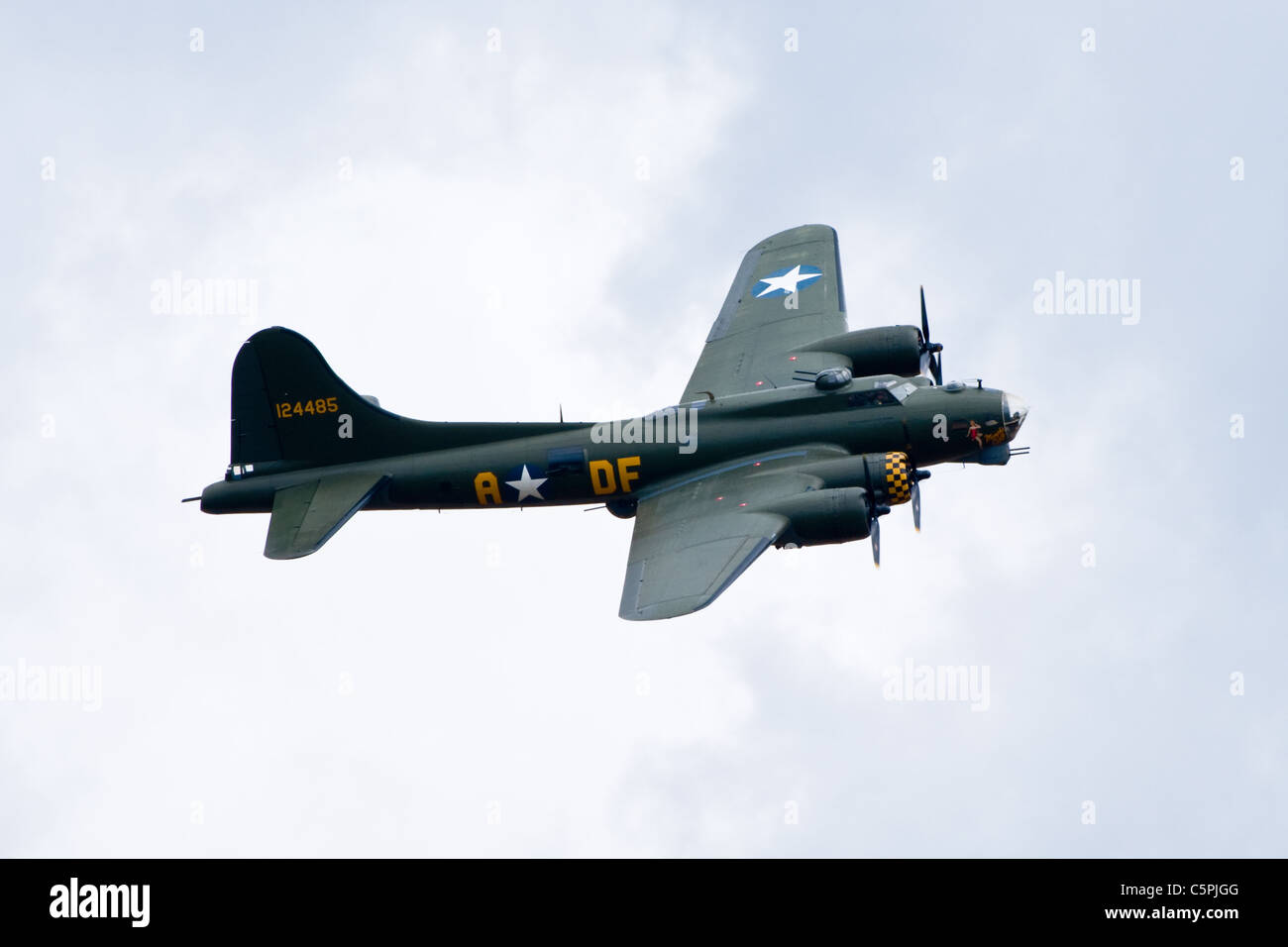 B17 Flying Fortress amerikanische Bomber ww2 Stockfoto