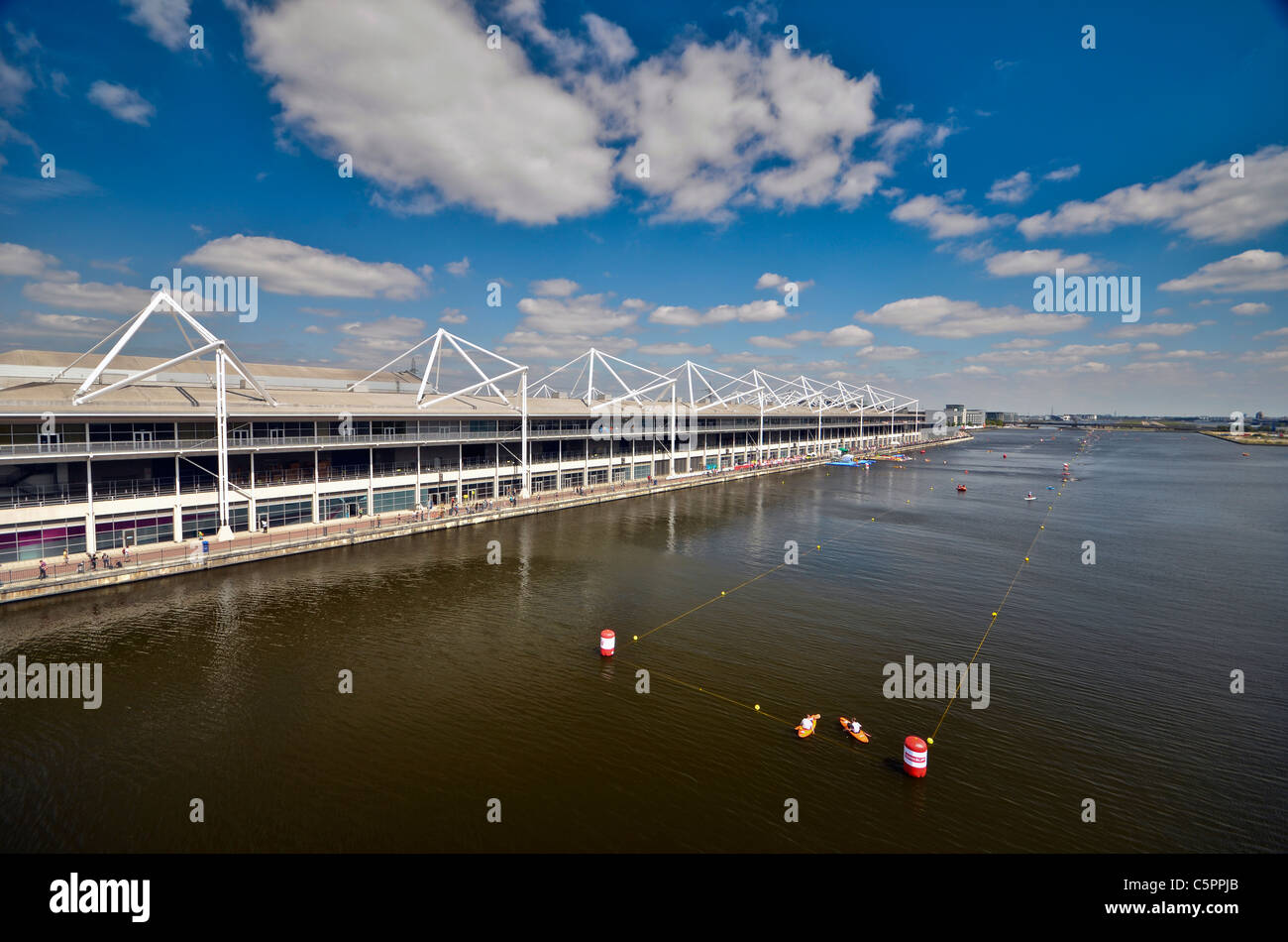 ExCeL London Centre - London-Triathlon Stockfoto