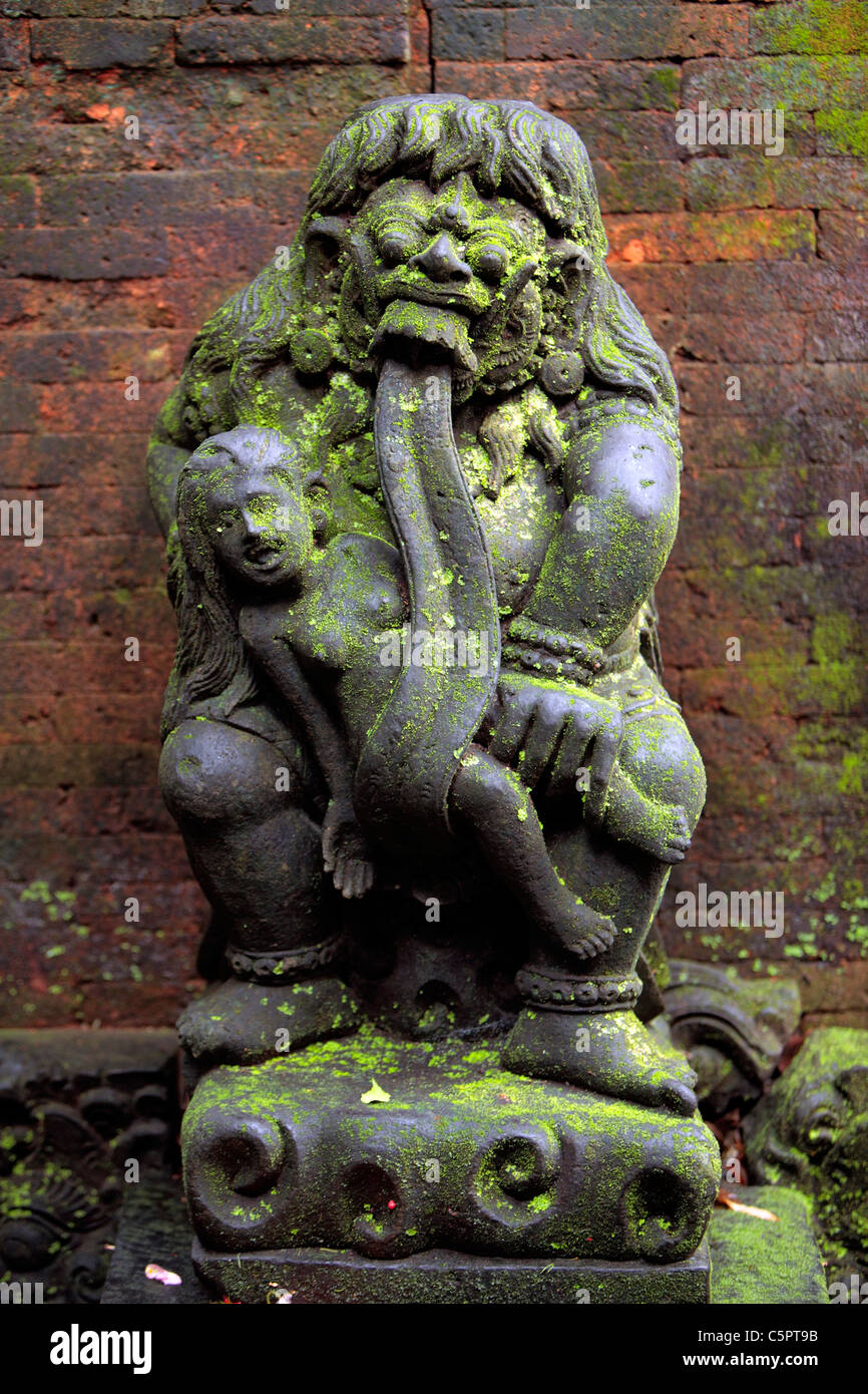 Tempel des Toten, Heiliger Affenwald Heiligtum, Ubud, Bali, Indonesien Stockfoto