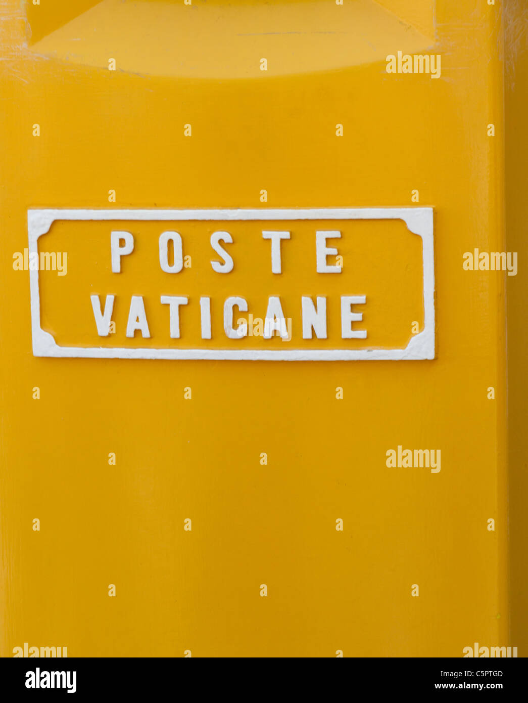 Poste Vaticane Schild Postamt Stockfoto