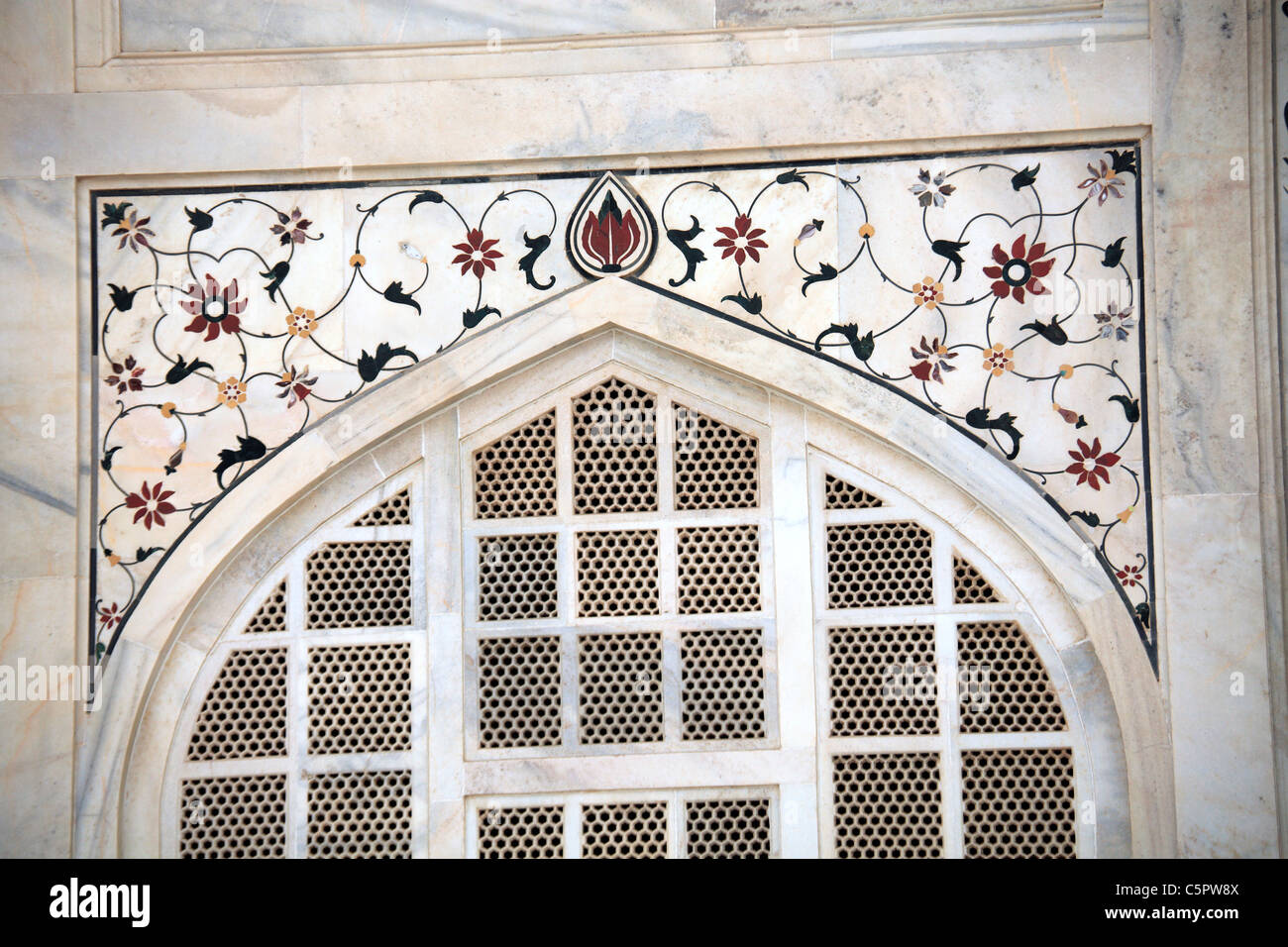 Musamman Burj, Roten Fort, Agra, Indien Stockfoto