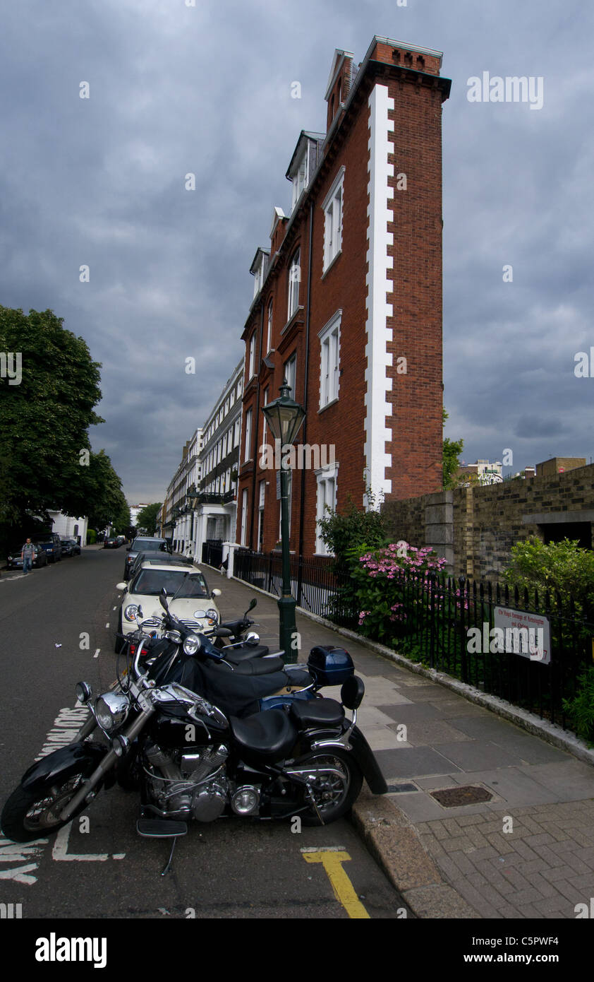 Das Thinest Haus in London, England Stockfoto