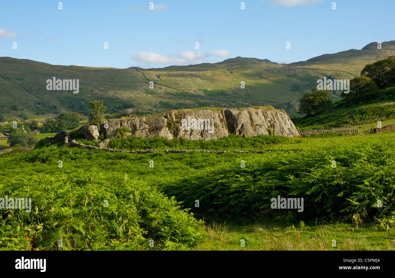 Felsige Landschaft in der Offshore-Valley, Lake District National Park, Cumbria, England UK Stockfoto