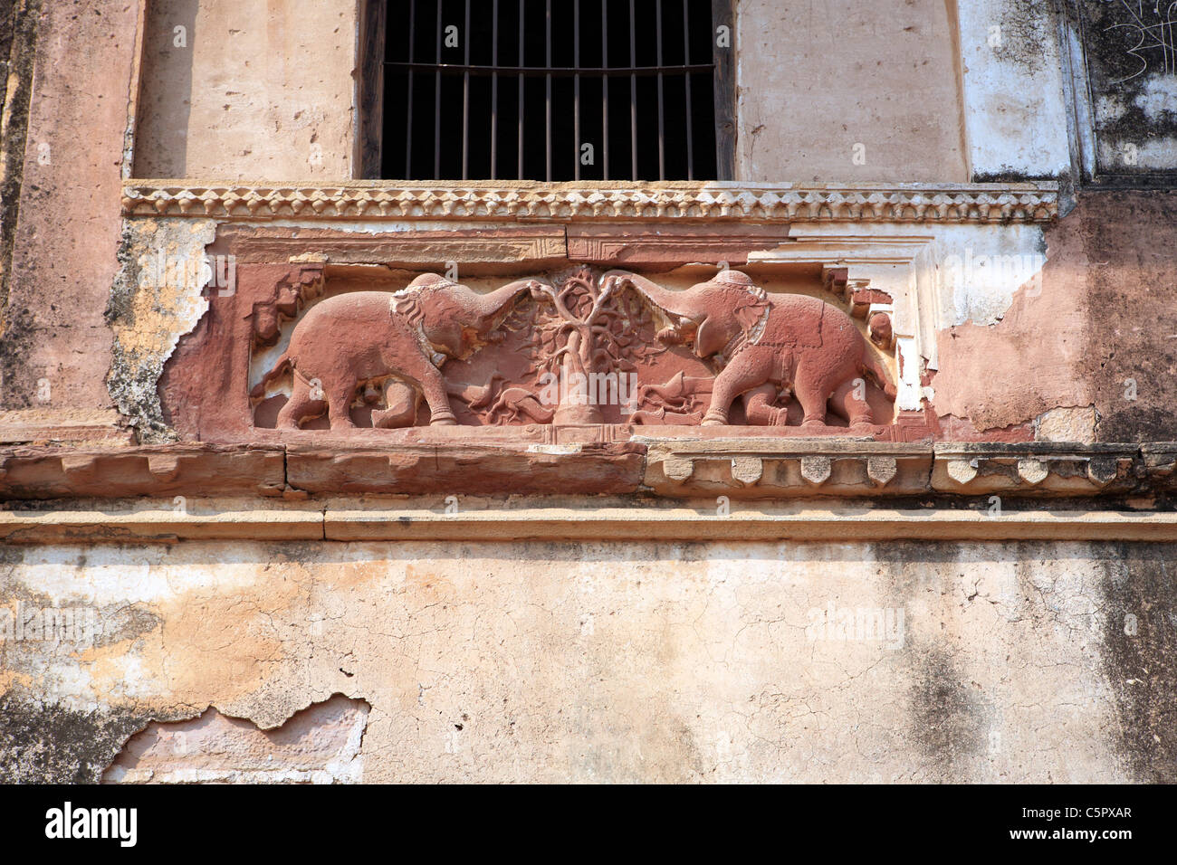 Fort, Karan Mahal, Gwalior, Indien Stockfoto