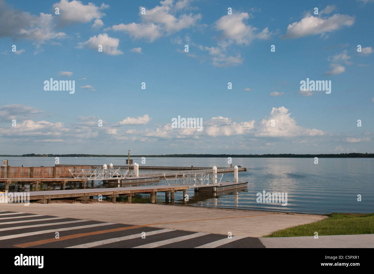 Wooton Park Wasserflugzeug Seehafen in Lake County Tavares Florida Stockfoto