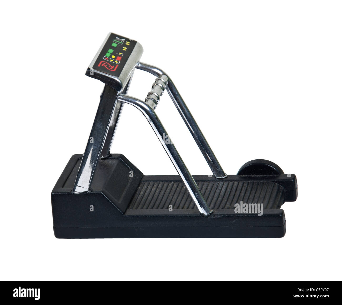 Übung-Laufband für bequeme indoor walking für Gesundheit Fitness - Pfad enthalten verwendet Stockfoto