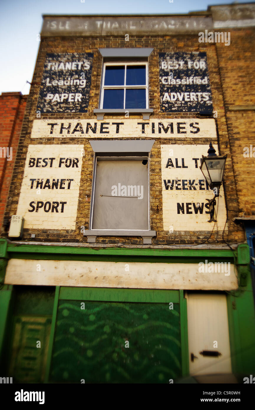 Thanet Times Building - Margate-Altstadt Stockfoto