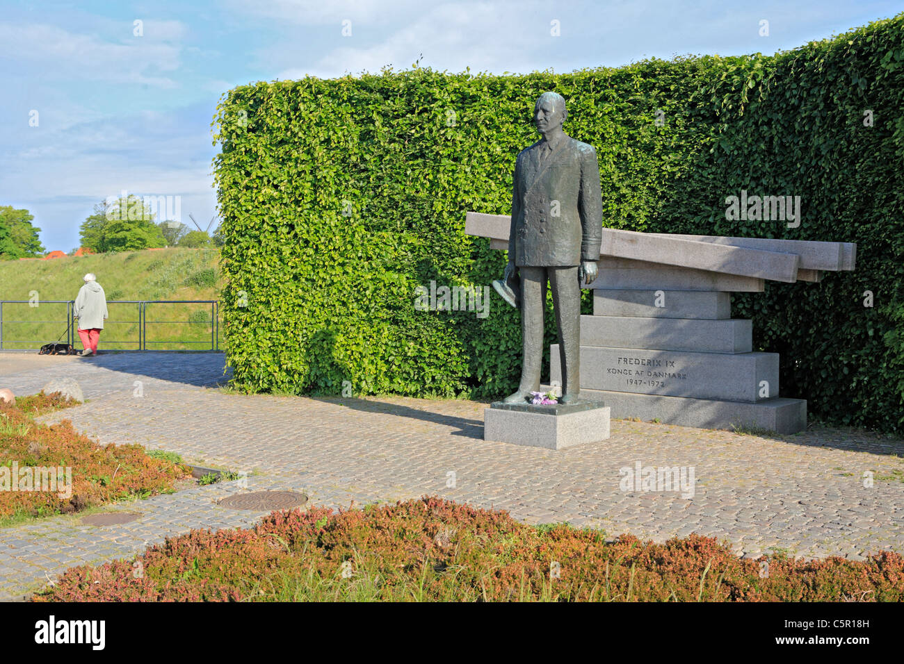 Denkmal von König Frederik IX (1947-1972). Kopenhagen, Dänemark Stockfoto