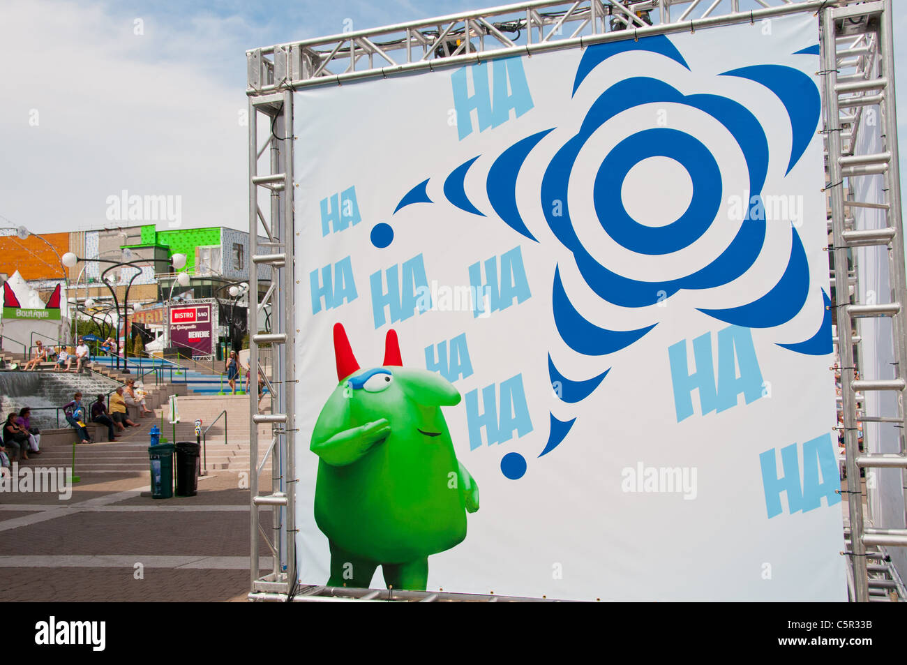 Nur vor Laughs Comedy Festival Place des Arts Montreal Stockfoto