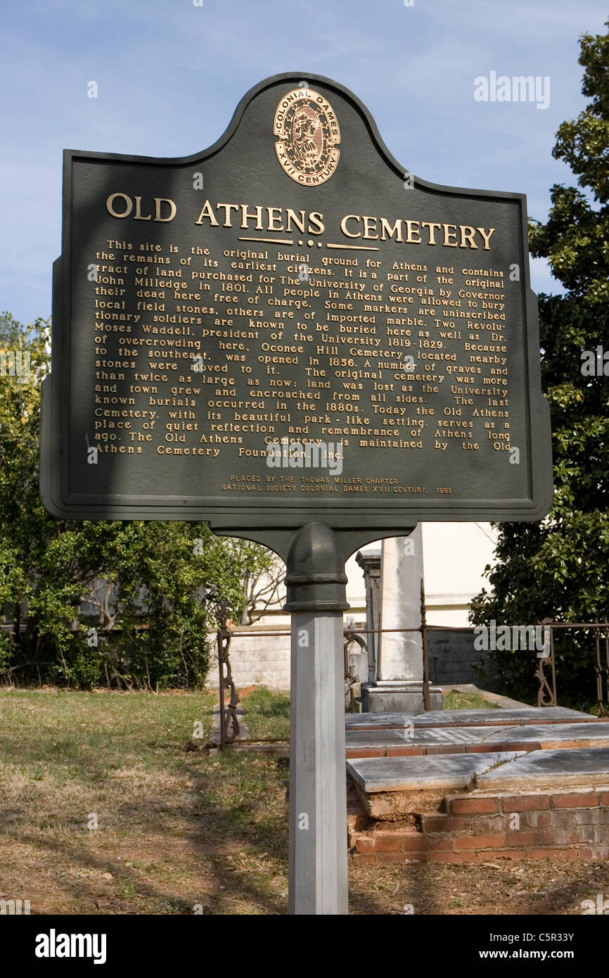 ALTEN ATHENER FRIEDHOF. Diese Seite ist die ursprüngliche Begräbnisstätte für Athen und die Überreste seiner frühesten Bürger. Stockfoto