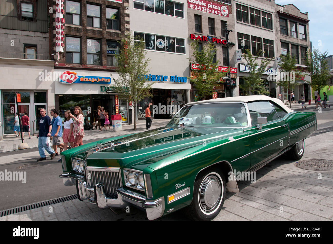 Rue Sainte-Catherine Just for Laughs Comedy Festival Montreal Kanada Stockfoto