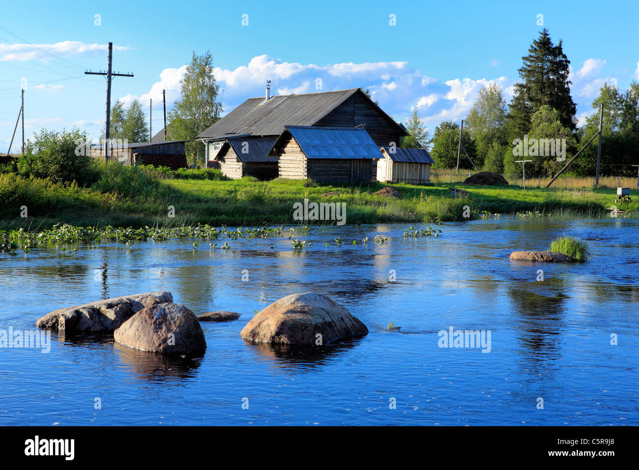 Tikhmanga, Region Archangelsk (Archangelsk), Russland Stockfoto