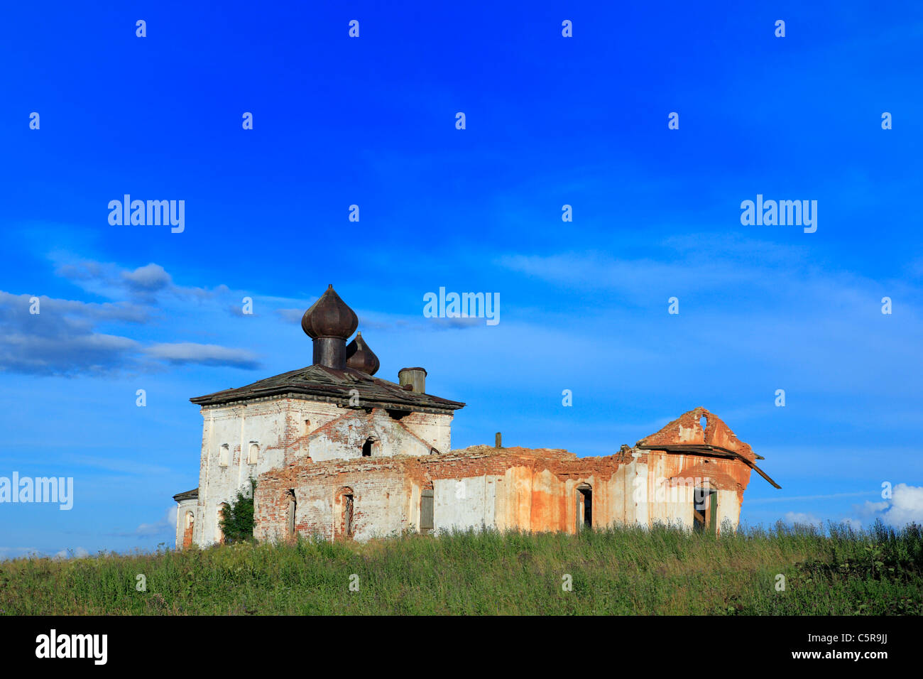 Kirche, Tikhmanga, Archangelsk (Archangelsk) Region, Russland Stockfoto