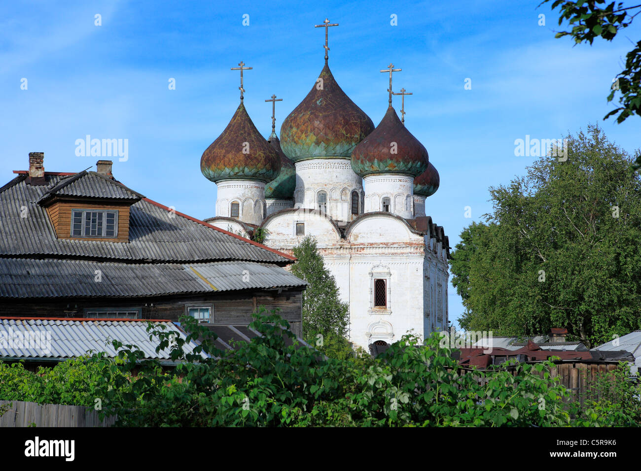 Kirche, Kargopol, Archangelsk (Archangelsk) Region, Russland Stockfoto