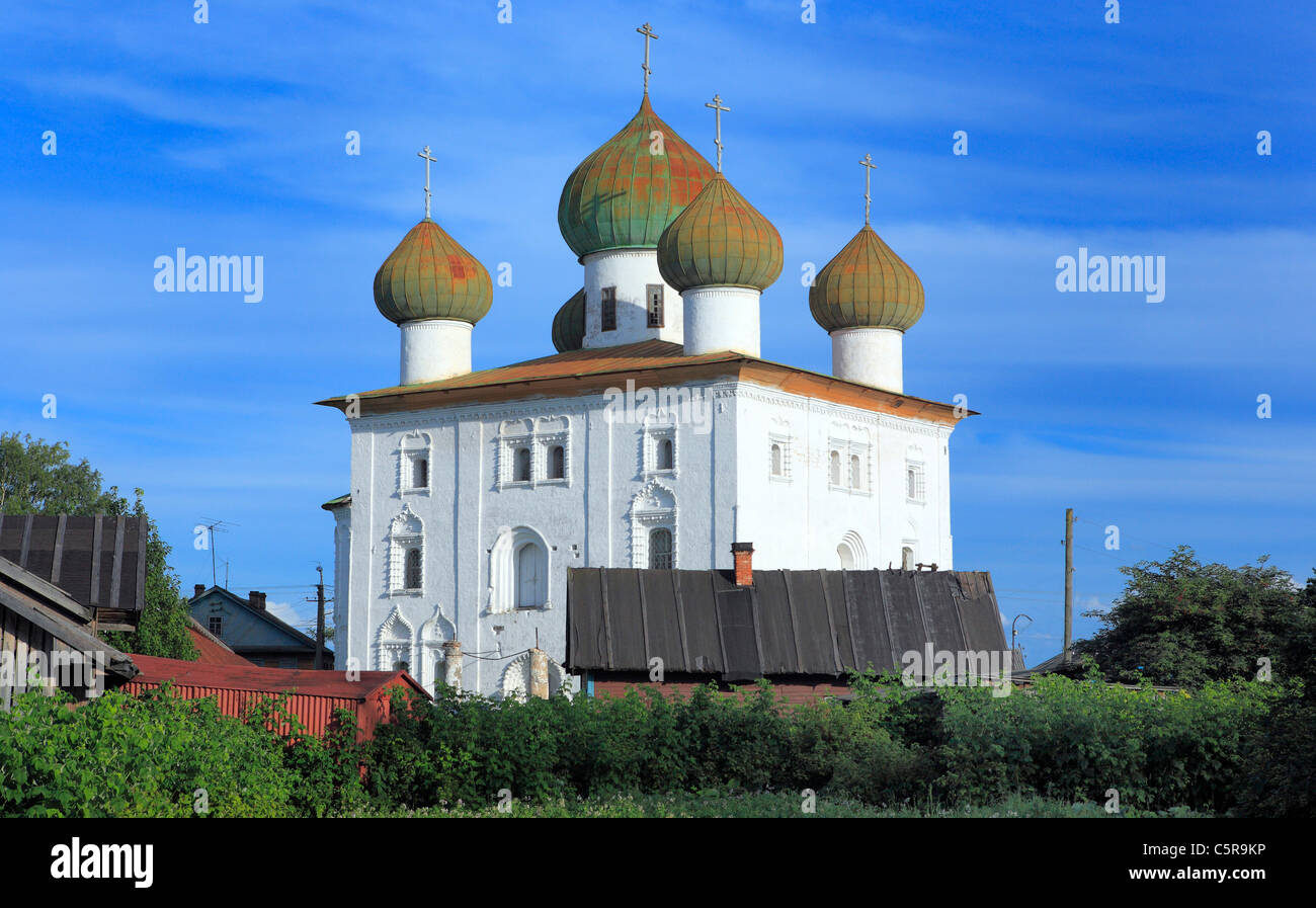 Kirche, Kargopol, Archangelsk (Archangelsk) Region, Russland Stockfoto