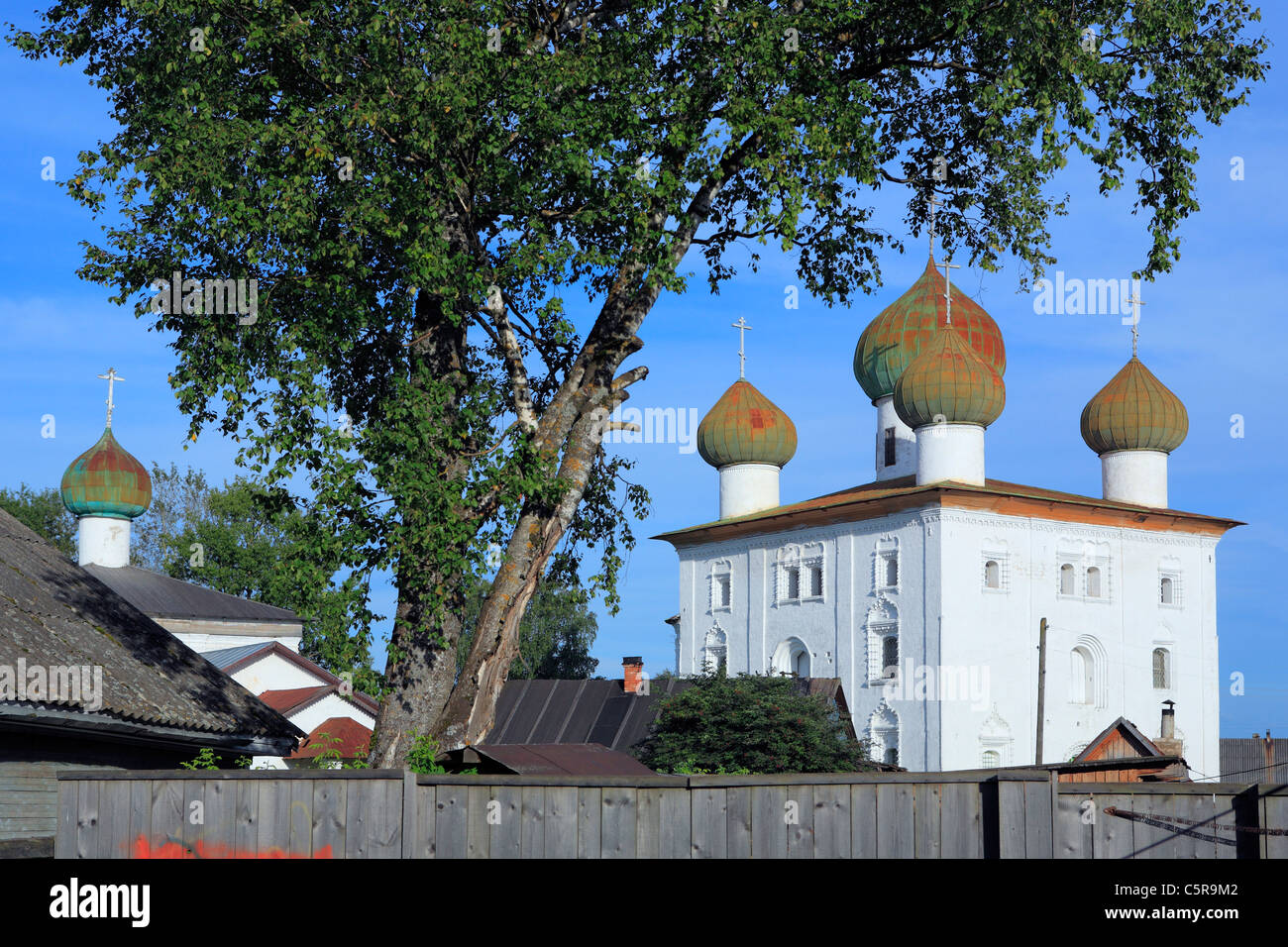 Kirche, Kargopol, Archangelsk (Archangelsk) Region, Russland Stockfoto