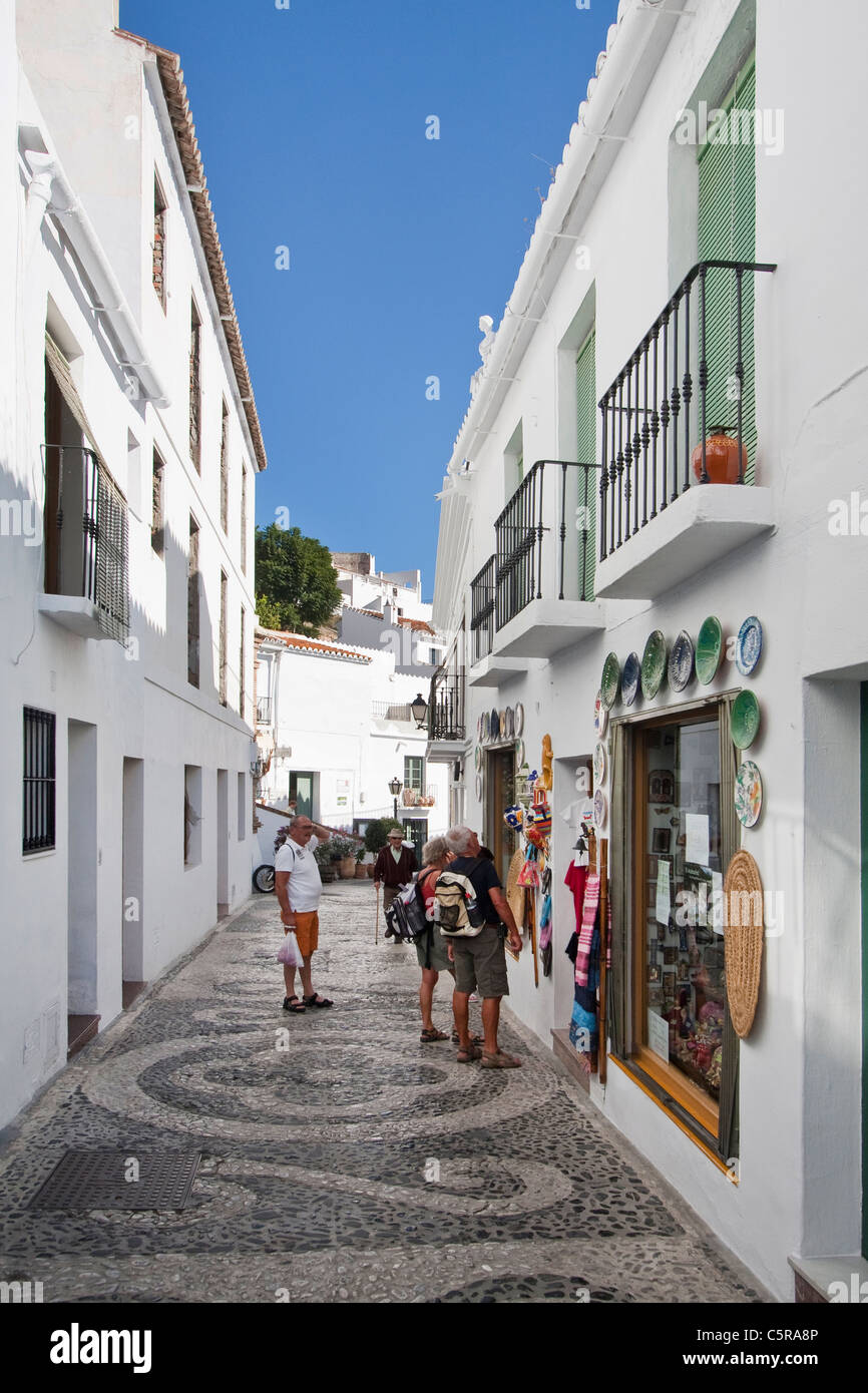 Frigliana, Andalusien, Costa Del Sol, Spanien Stockfoto