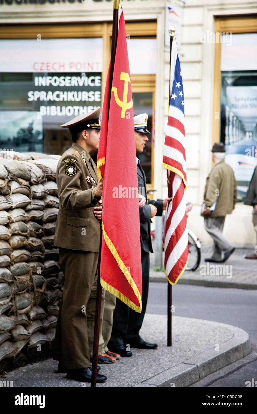 Deutschland, Berlin, Checkpoint Charlie Stockfoto