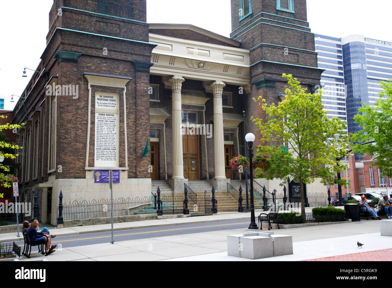 die Innenstadt von presbyterianischen Kirche Nashville Tennessee USA Stockfoto