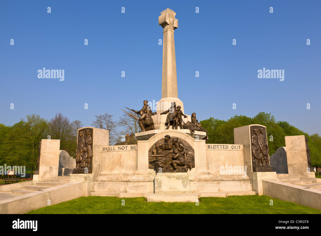 Krieg-Denkmal, Port Sunlight, Wirral, England Stockfoto
