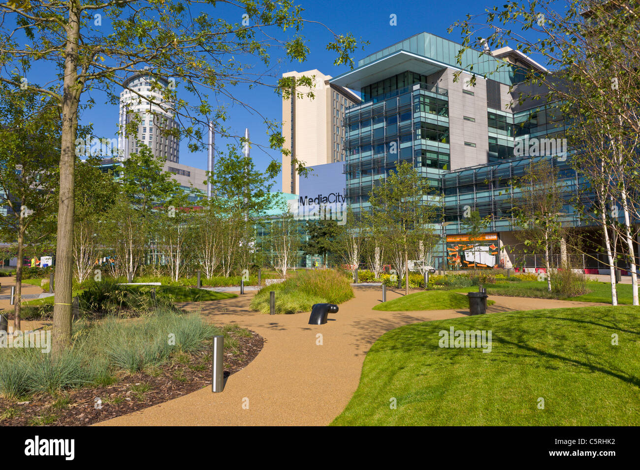 Medienstadt, Salford Quays, Manchester, England Stockfoto