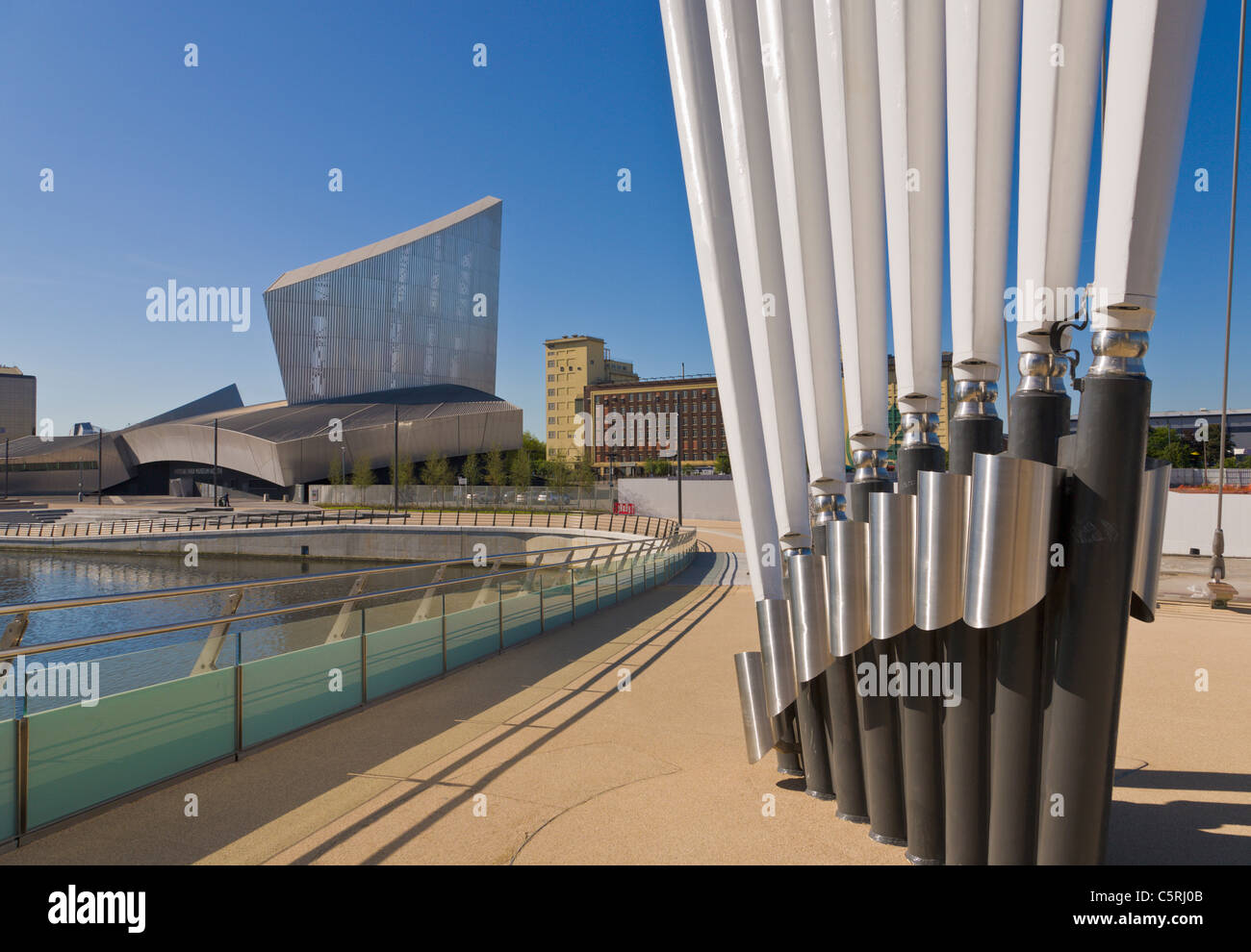 Imperial War Museum North, Salford Quays, Manchester, England Stockfoto