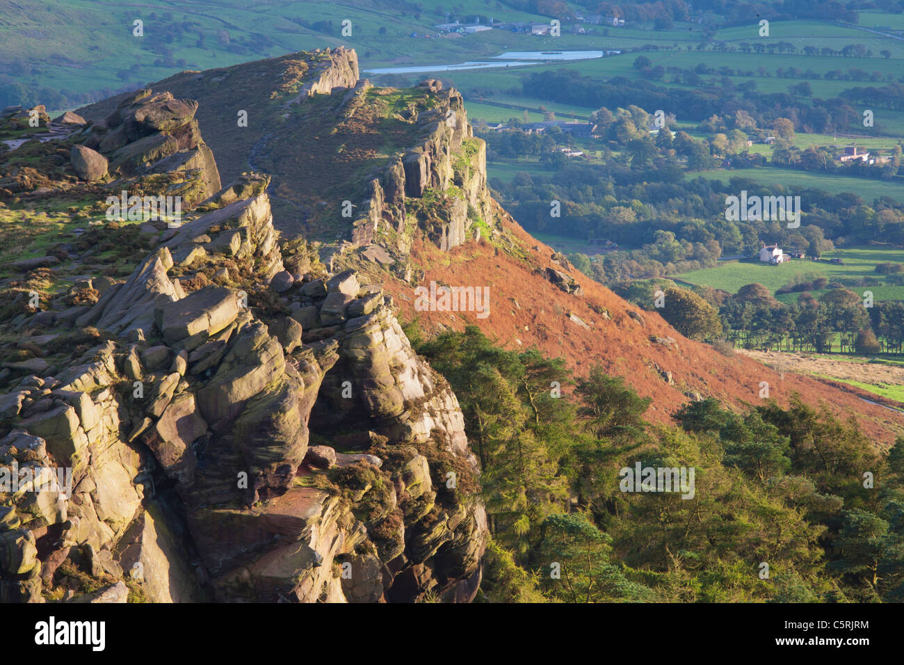 Die Hinterwellen, Staffordshire Moorlandschaften, Peak District