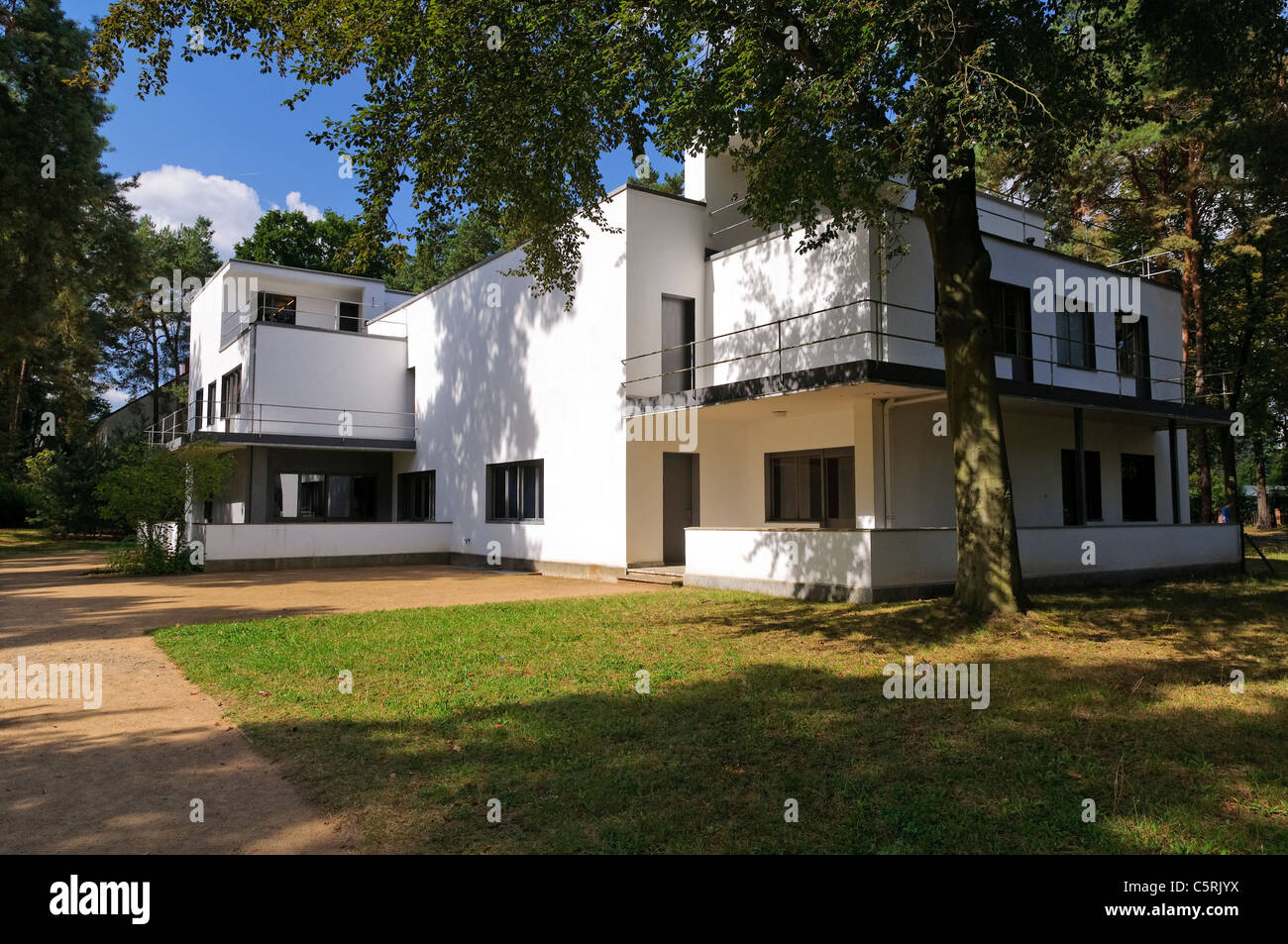 Haus Kandinsky, Haus Klee Wohnhaus, Bauhaus, Dessau, Sachsen-Anhalt, Deutschland, Europa, Meisterhaussiedlung Stockfoto