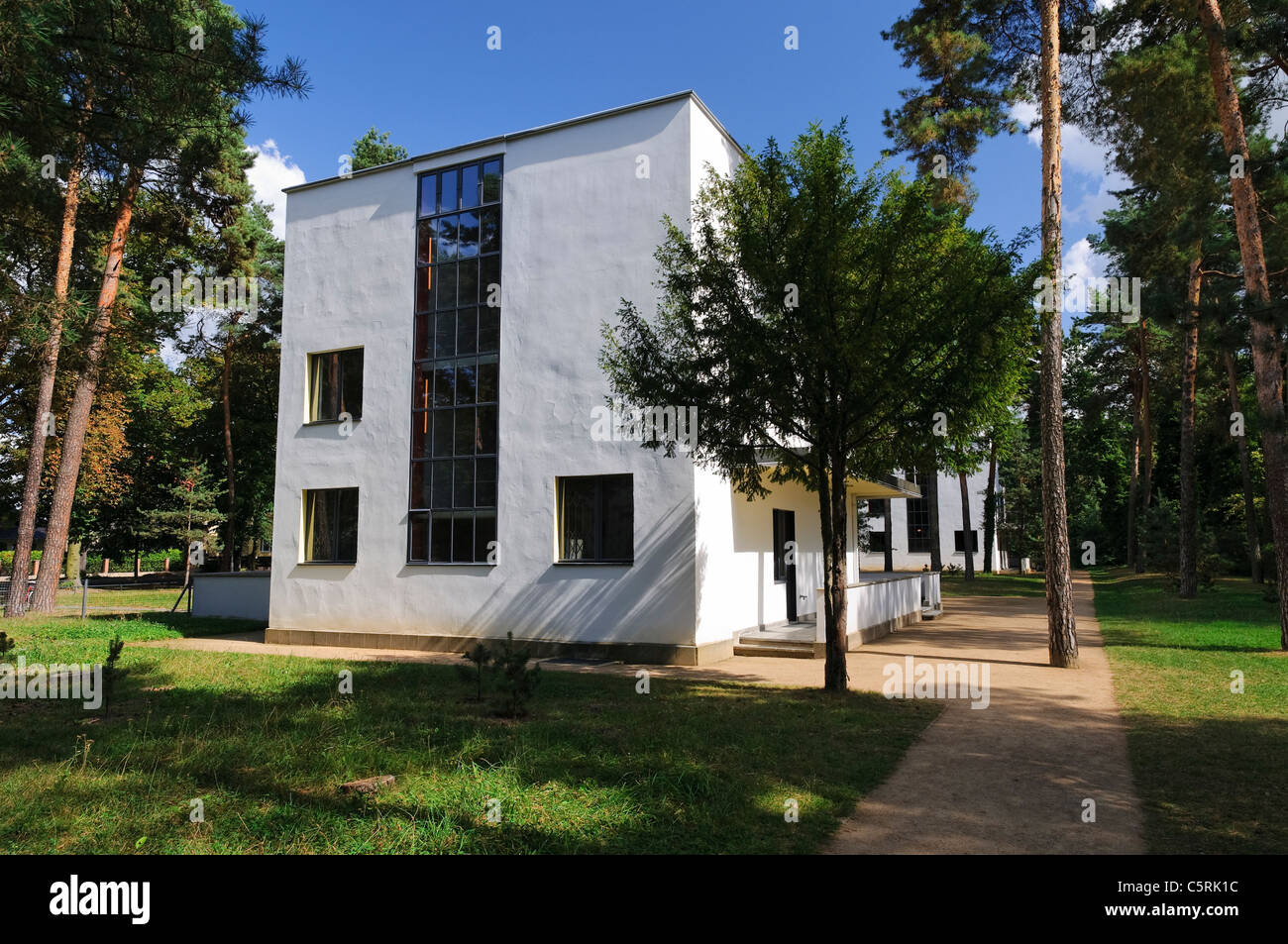 Haus Muche, Haus Schlemmer house, Bauhaus, Dessau, Sachsen-Anhalt, Deutschland, Europa, Meisterhaussiedlung Stockfoto