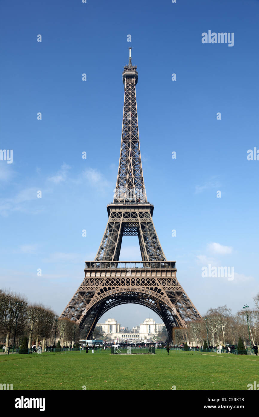 Eiffelturm, Paris Stockfoto