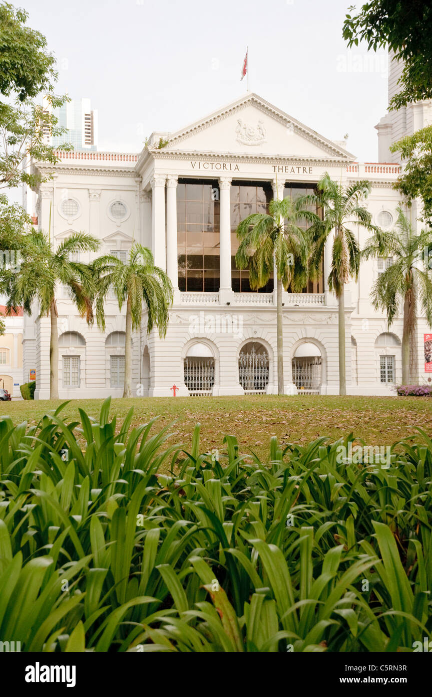 Victoria Theater, Singapur, Südostasien, Asien Stockfoto