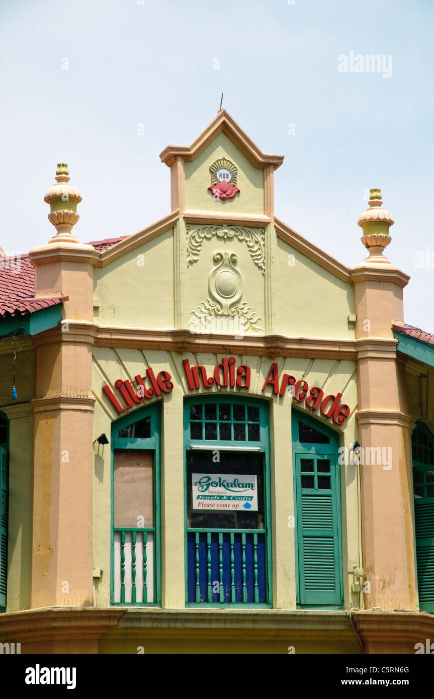 Wenig Indien Arcade, indischen Viertel, wenig Indien, Singapur, Südostasien, Asien Stockfoto