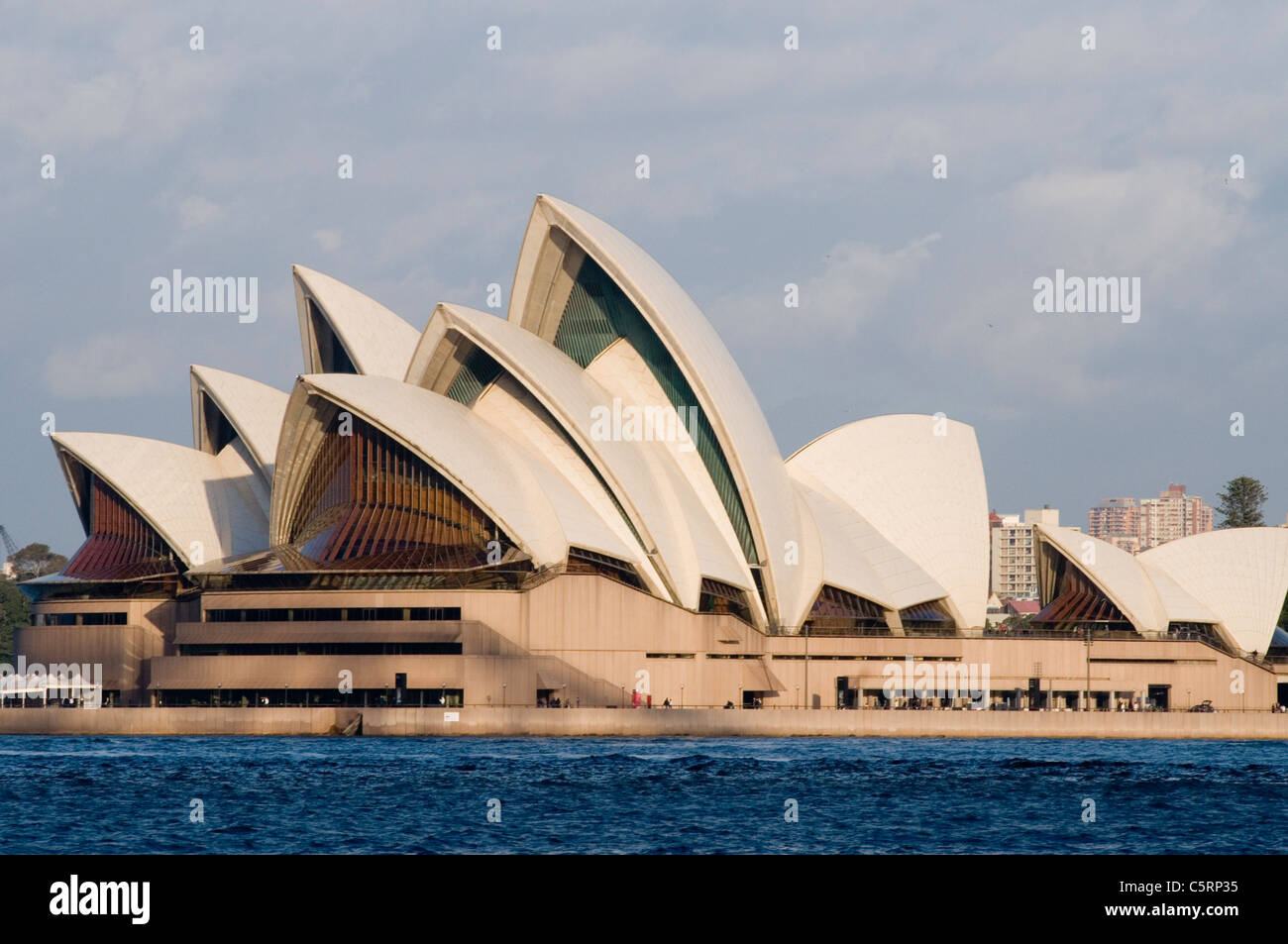 Sydney Opera House aus dem Wasser ab Circular Quay Stockfoto