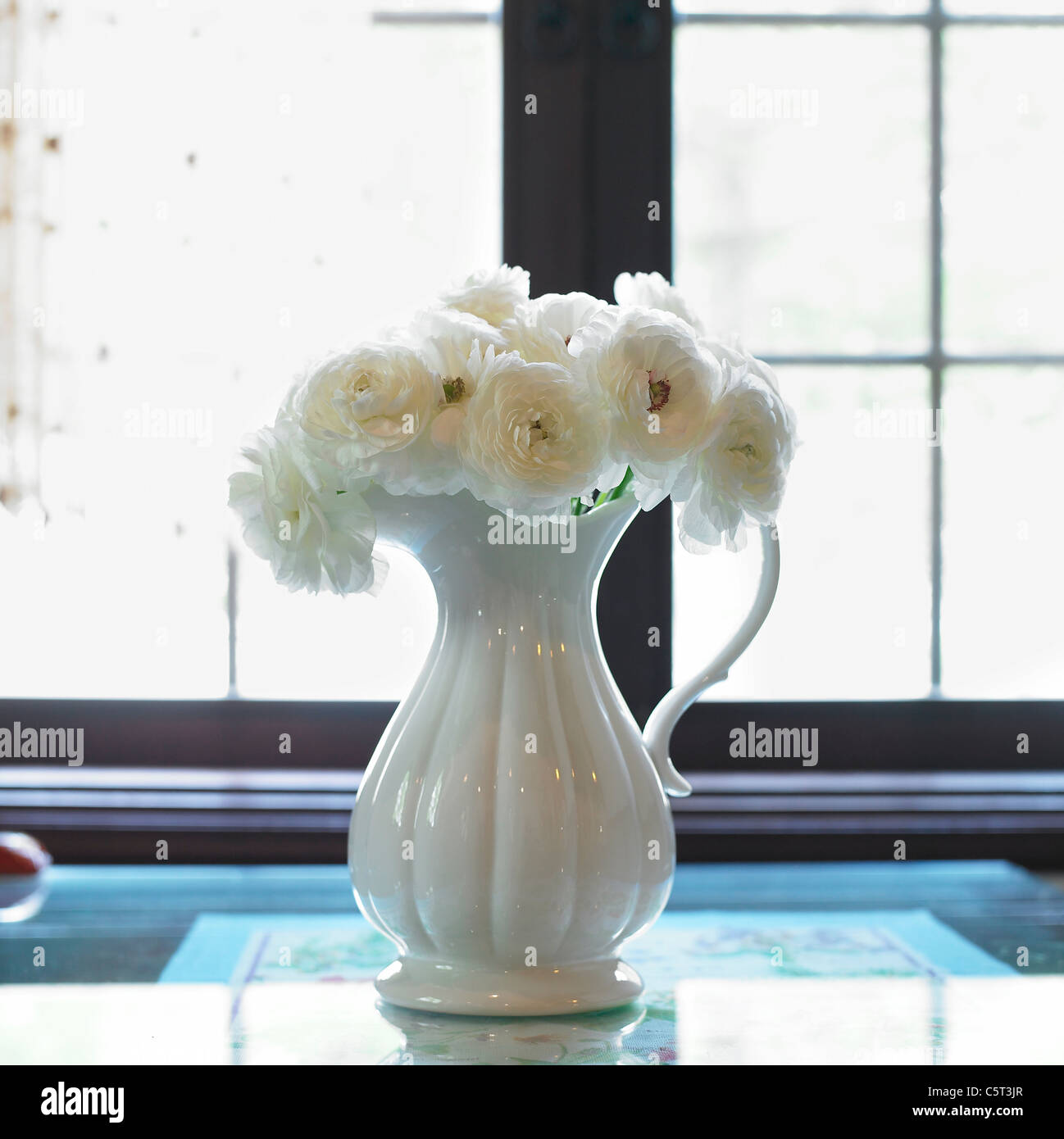 Blumen in einer vase Stockfoto