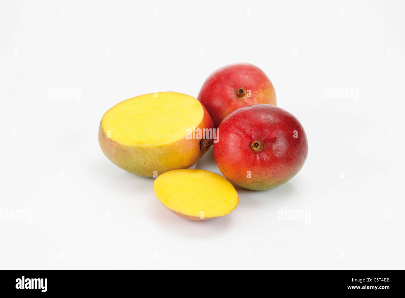 Frische Mangos (Mangifera Indica) Stockfoto