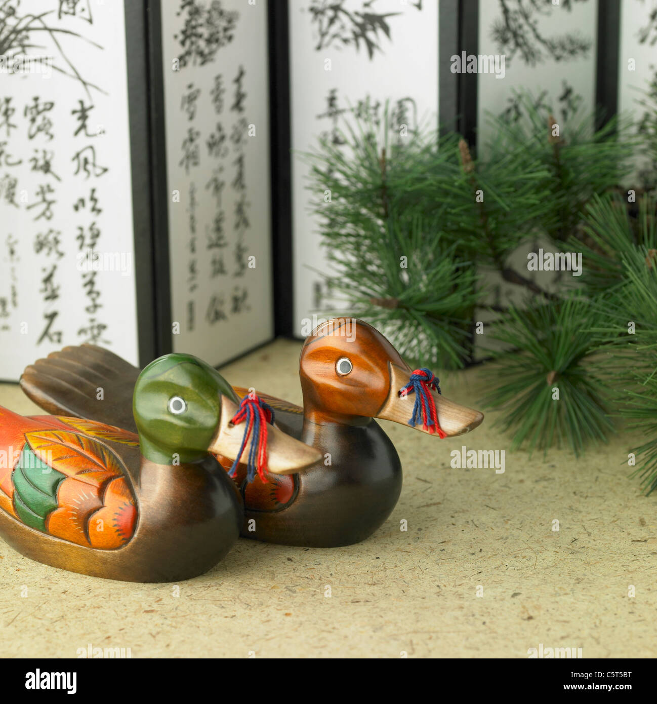 Koreanische traditionelle Ornamente Stockfoto