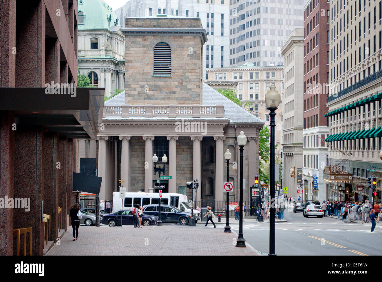Boston Downtown. Stockfoto