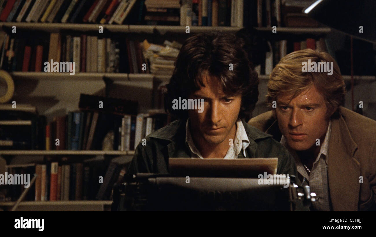 DER PRÄSIDENT MÄNNER (1976) ROBERT REDFORD ALAN J PAKULA (DIR) DUSTIN HOFFMAN APM 022 MOVIESTORE SAMMLUNG LTD Stockfoto