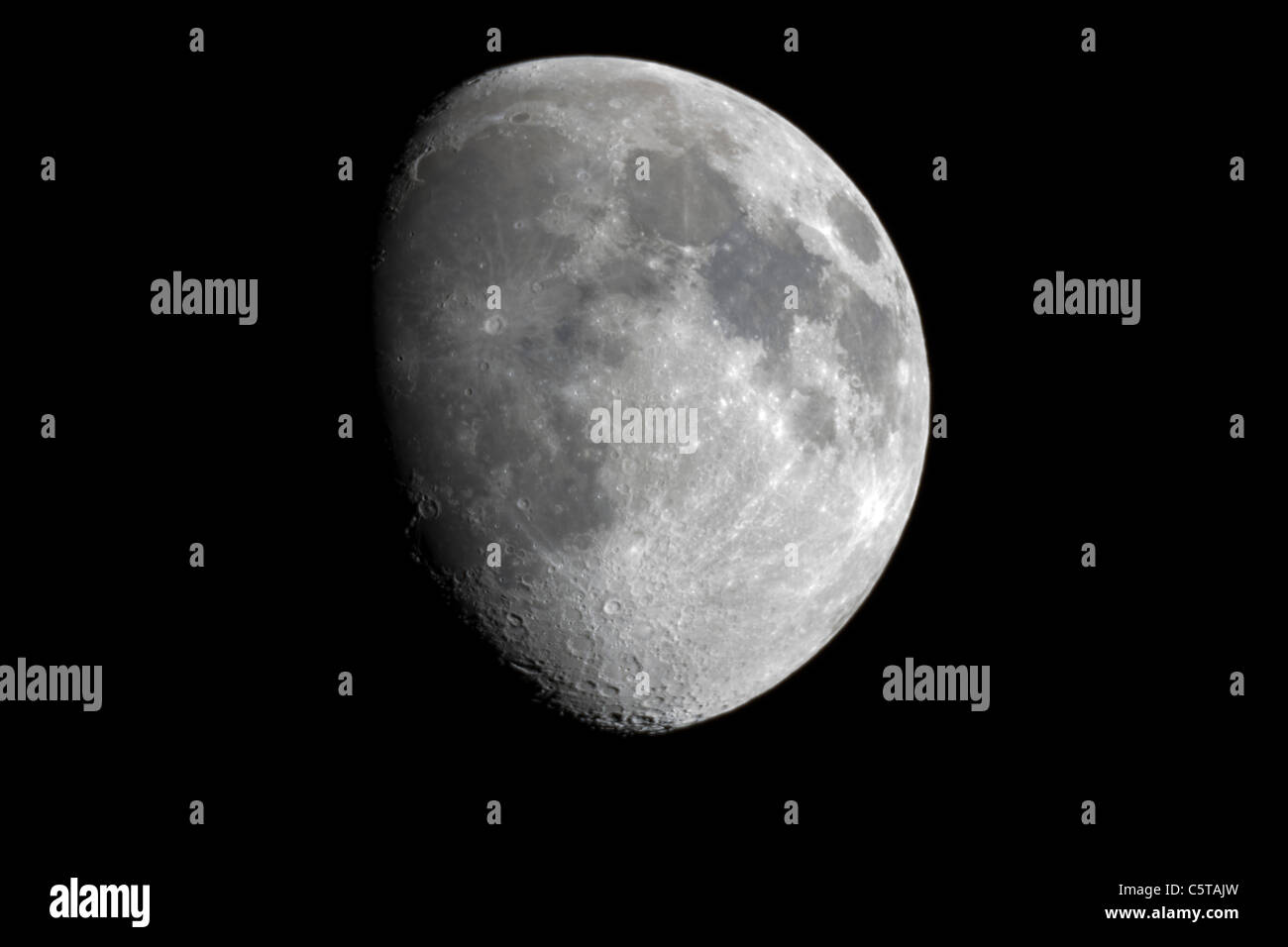 Waxing Crescent moon Stockfoto