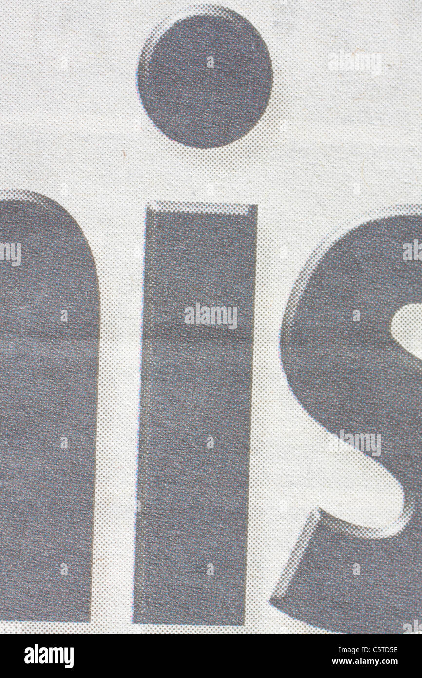 Zeichen Sie I Alphabet Zeichen Buchstaben Foto Stockfotografie Alamy