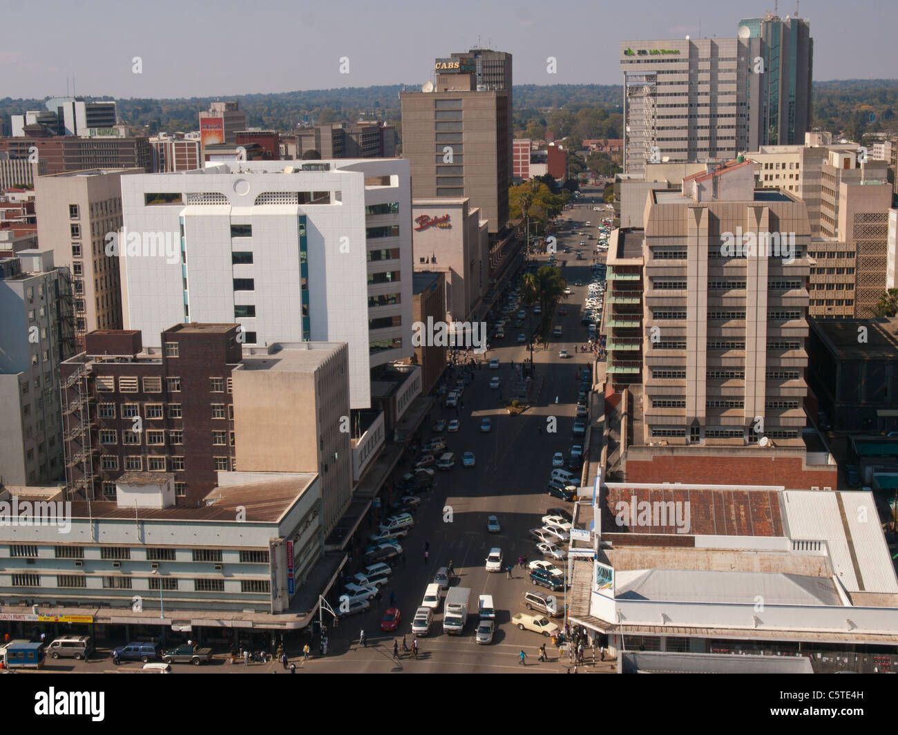 Stadt Harare, Simbabwe Stockfoto