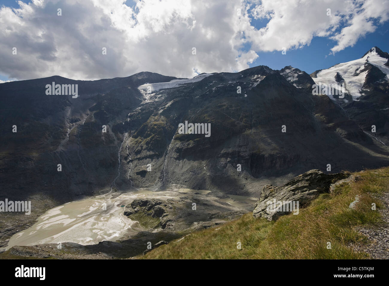 Österreich, GroÃŸglockner, Pasterze Gletschersee Stockfoto